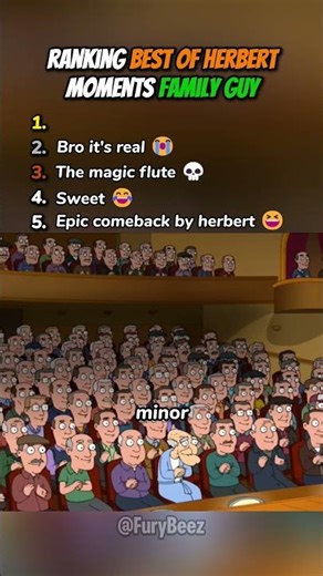 Ranking Best of Herbert Moments Family Guy