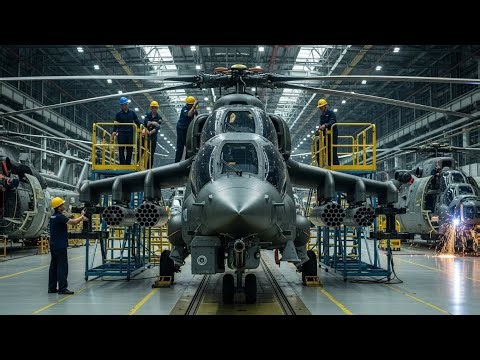 Inside the Factory Where War Helicopters Are Built | From Raw Metal to Battlefield Power