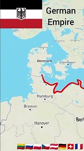 map of German empire ⚔️🗡️ #history #world