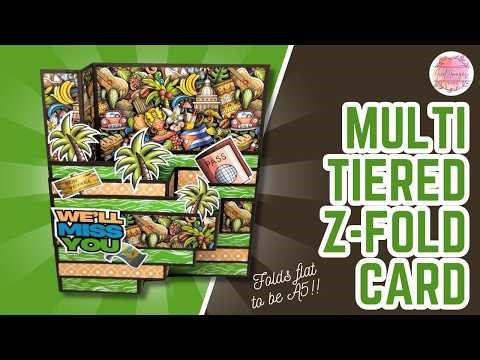 A5 Multi Tiered Z Fold Card