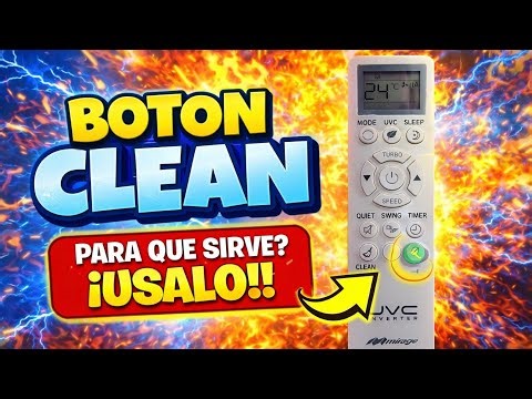 Mirage UVC Inverter | BOTON CLEAN ¿Para Que Sirve? 
