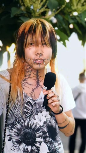 Harri on Instagram: "Just a mild-mannered japanese dude with next level body modification. The corporate life was never for him :/ Follow @tokyo_harri on every platform openinapp.link/tokyoharri for more #tokyointerviews and Tokyo Livestreams #japaneseculture #japanesetattoo #streetinterview #日本文化 #japaneselanguage #入れ墨 #ピアス"