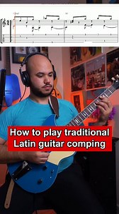 3.1K views · 117 reactions | How to play Traditional Latin Guitar comping New lesson up, PDF in bio! Tabs + Notation for this lesson is available on my Patreon Page. Link to my Patreon in my bio, tap today to start learning jazz guitar! Or comment  and I'll send you a link :) #jazzguitar #guitarists #guitarsecret #guitarplayer | Richard Peña | Facebook