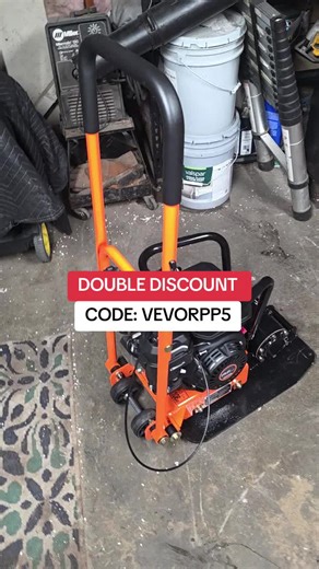 ✨ The VEVOR Plate Compactor delivers powerful force to pack soil, gravel, and asphalt fast. Heavy-duty steel base, strong vibration power, and perfect for driveways, patios, walkways, and landscaping projects where you need solid, even ground. #SuperBrandDayBFCM #TikTokShopBlackFriday #VEVOR #toolessentials #tiktokshopcreatorpicks Final price may vary depending on each customer’s available coupons. Promotion may have ended by the time you see this. Not medical advice. Results may vary.