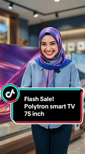 Polytron Smart TV 75 Inch Flash Sale