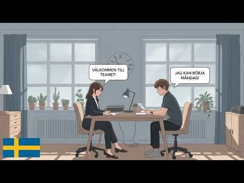 10 Real-Life Job Conversation to Master Swedish