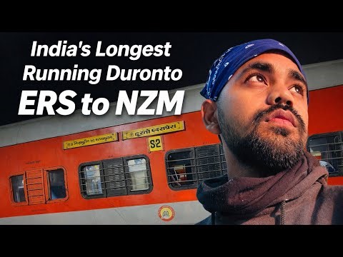 India’s Longest Running Duronto Express | ERS – NZM Duronto Full Journey | Crazy Railfanning