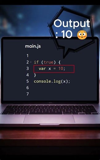 The JavaScript Scope Trap var vs let #javascript #codinglife #learntocode #motivation #codingbasics