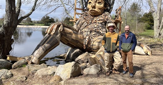 3 weeks inside Thomas Dambo's world of trolls