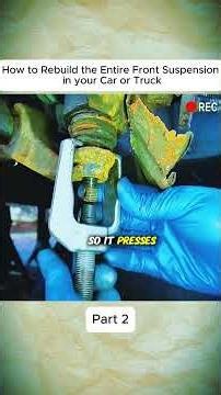 How to Rebuild the Entire Front Suspension in your Car or Truck #chrisfix#car #tips #automotive #fyp