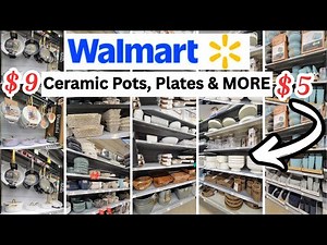 WHAT'S NEW At WALMART! COOKWARE, PLATES, BOWLS AND KITCHEN ORGANIZATION