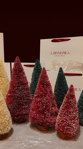 Lawi Manila Crafts Studio on Instagram: "Sustainably handcrafted from natural abaca fibers, these mini trees celebrate the beauty of Filipino craftsmanship and eco-conscious living. Each piece is carefully handwoven by local artisans, transforming renewable plant fibers into timeless holiday and home décor. With their rustic texture and natural charm, Mini Abacca Trees bring warmth and sustainability to your space — a meaningful choice for those who value both style and the planet. -Made from 10