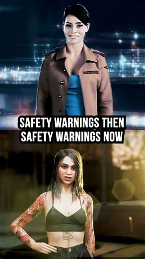 Safety Warnings in Racing Games | Then vs Now