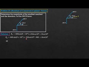 SOLVED PROBLEMS in STATICS, PROBLEM 25