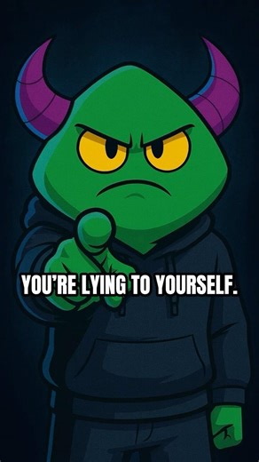 YOU’RE LYING TO YOURSELF.