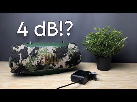 JBL Xtreme 5 Battery vs AC Mode - 4dB? 2dB? What's that all about? Sound Test with Measurements