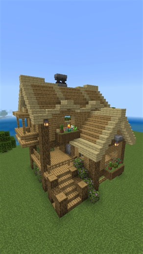 Ultimate Farmhouse Base In Minecraft Timelapse #minecraft #asmr
