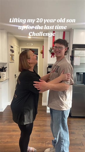 Challenge complete … my baby is heavy lol #mamasboy #momandsongoals #mybabyisntababyanymore