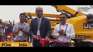 Glimpses of JCB pavilion at Excon 2021 #OneWithIndia #JCBatEXCON #JCBIndia #JCB | JCB