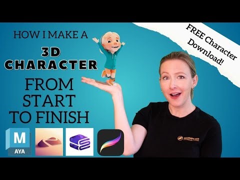 How I Make a 3D Character From Start to Finish