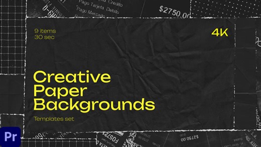 Creative Paper Backgrounds MOGRT