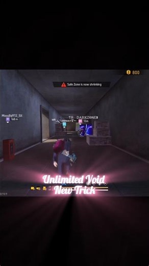 Unlimited Void New Trick 😎 #freefire