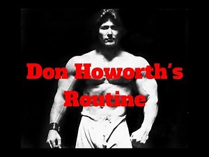 Don Howorth's Training Routine