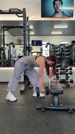 Tripod bent over row