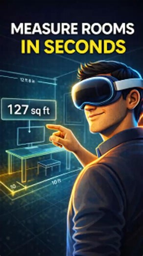 Using Vision Pro to estimate room dimensions