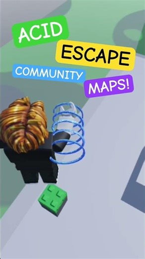 Roblox acid escape community maps test! shiftlock with a coil ￼