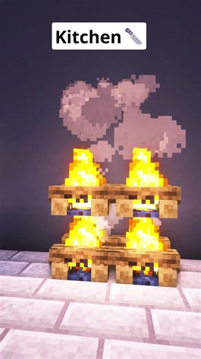 Minecraft Kitchen Design🔪 #shorts