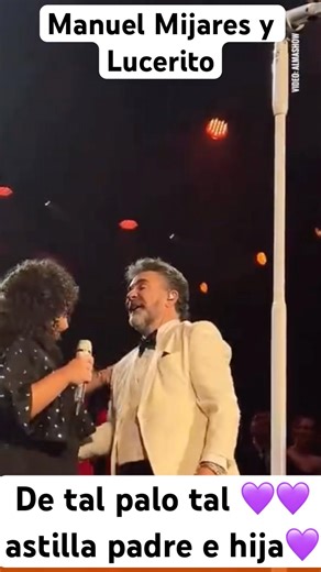 Mijares fue sorprendido en el escenario por su hija Lucerito dejándolo boquiabierto