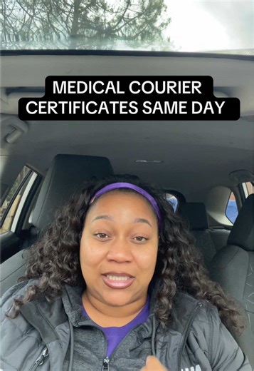 Certificate Bundle! 1099 or W2 #fy#trending#medicalcourier#certified#jobtips