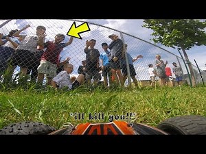 SCHOOL ATTACKS 1,200$ RC CAR *not clickbait*