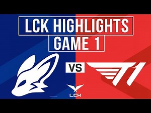 BFX vs T1 Highlights Game 1 | LCK 2025 | BNK FEARX vs T1