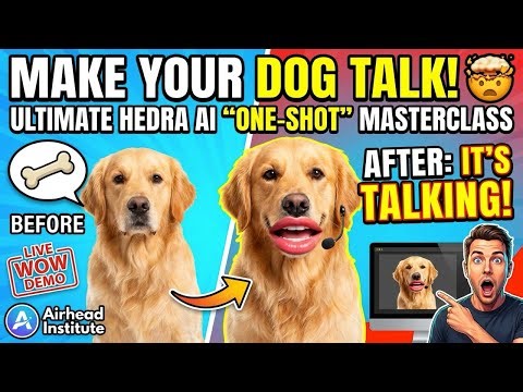 📱 Make Your DOG Talk! The Ultimate Hedra AI "One-Shot" Masterclass