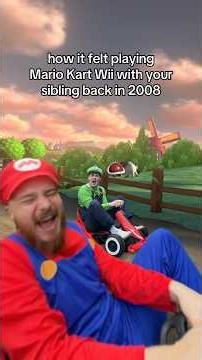 I just wanted to be Mario… 😂🔥 #comedy #videogames #mariokart #wii #nostalgia
