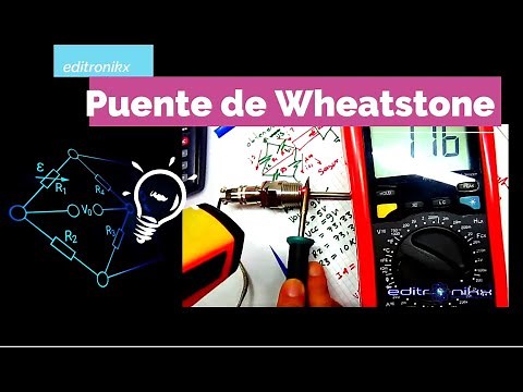 ✅ Puente de Wheatstone paso a paso con cálculos y como usarlo con sensores en INSTRUMENTACION