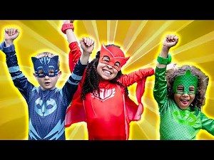 PJ Masks in Real Life 🌟 Heroes Save The Day! 🌟 PJ Masks Robots | PJ Masks Official