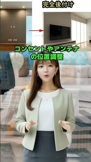 後から設置できるフロートテレビボードの魅力｜設置時の準備と注意点 #フロートテレビボード #後付けテレビボード #インテリアDIY #壁掛けテレビ #リビングインテリア #注文住宅アイデア #リフォー