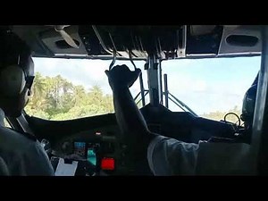 Nonouti-Tarawa air plane take off and landing