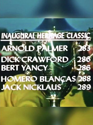 Arnold Palmer’s Win That Put Hilton Head on the Map #pgatour #rbcheritage