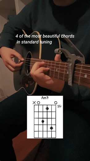 Cole Teeple on Instagram: "4 of the most beautiful chords in standard tuning #guitar #acoustic #chords"