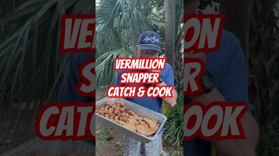 Beach house catch & cook: vermillion snapper with Holy Voodoo