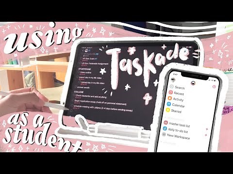 how I use Taskade as a student! 📝💡 (organization and planning)