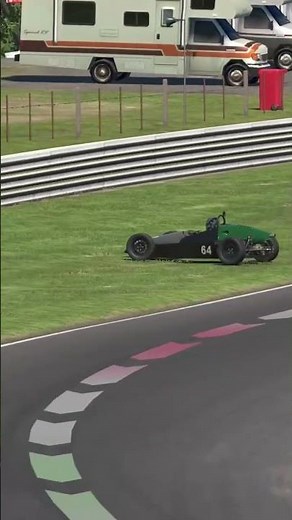 Hard crash in the Formula Vee AI season