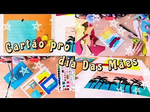 TUTORIAL CARTÃO DIA DAS MÃES!! // um cartão bonito e fácil de se fazer || Ana Reis