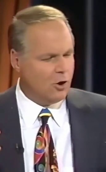 RUSH LIMBAUGH, 1999, WITH PAULA ZAHN #rush #rushlimbaugh #paulazahn #compassion #maga #maha #trump