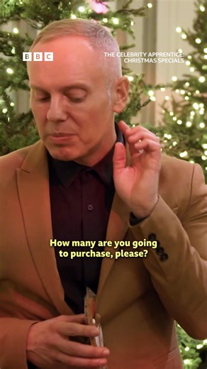 Rob Rinder has ZERO shame 😂 #TheCelebrityApprentice #ChristmasSpecials #RobRinder | BBC One