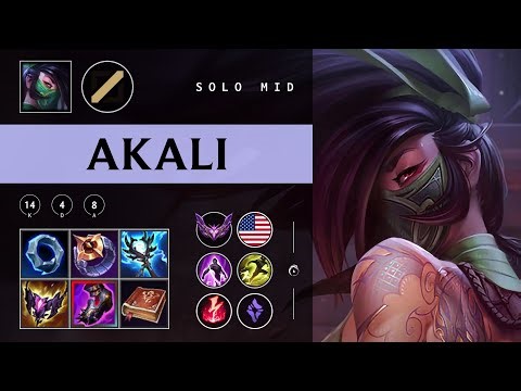 Akali Mid vs Graves - NA Master Patch 25.24